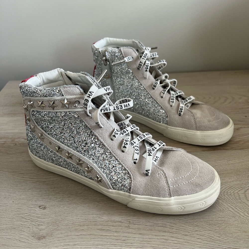 Vintage Havana Ray Sneaker Glitter High Top